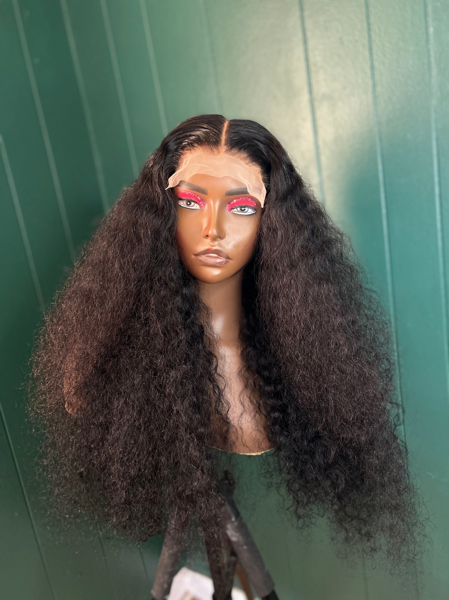 22" Deep Wave HD Closure Wig